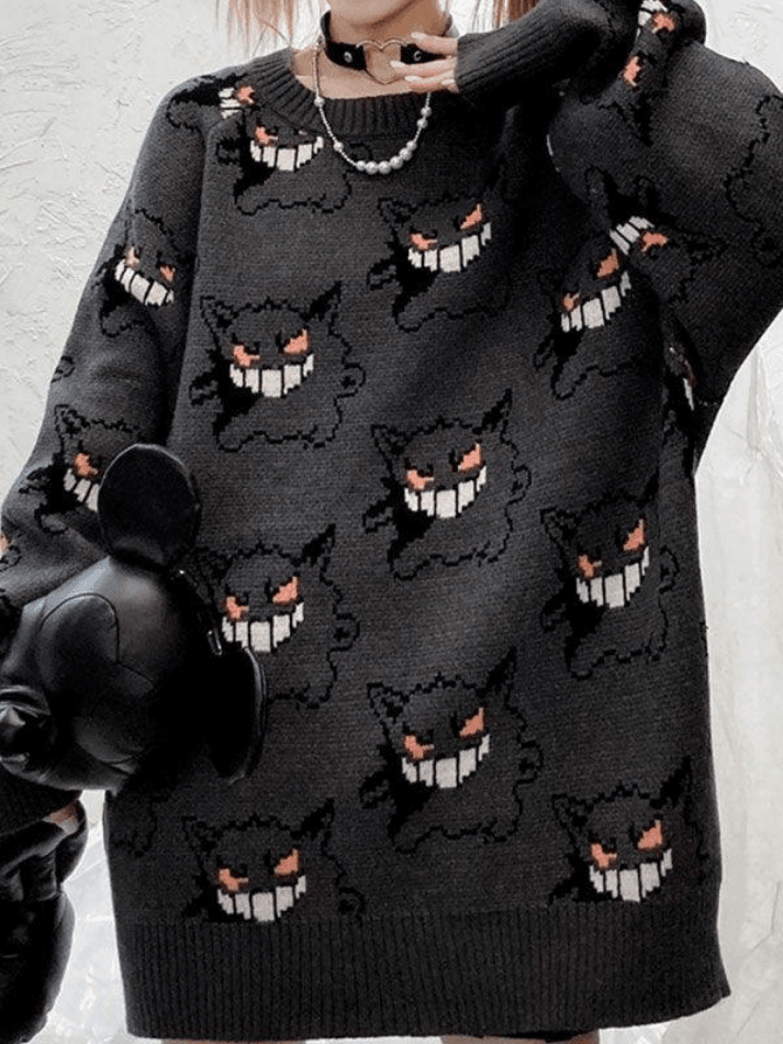 Monster Jumper Sweater Black / M Sweaters