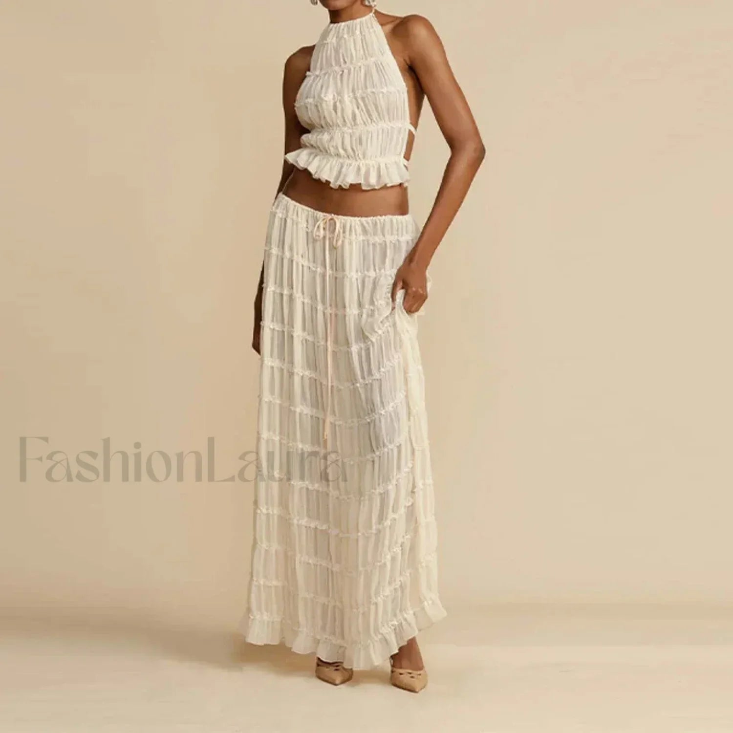 Party Beach Halter Skirt Two Piece Set Main image