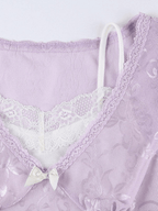 Patchwork Lace Crop Top Tops&Tees
