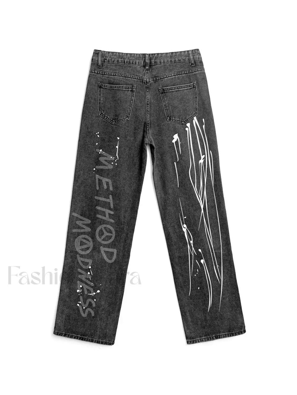 Patchwork Paisley Print Boyfriend Jeans Boyfriend Jeans