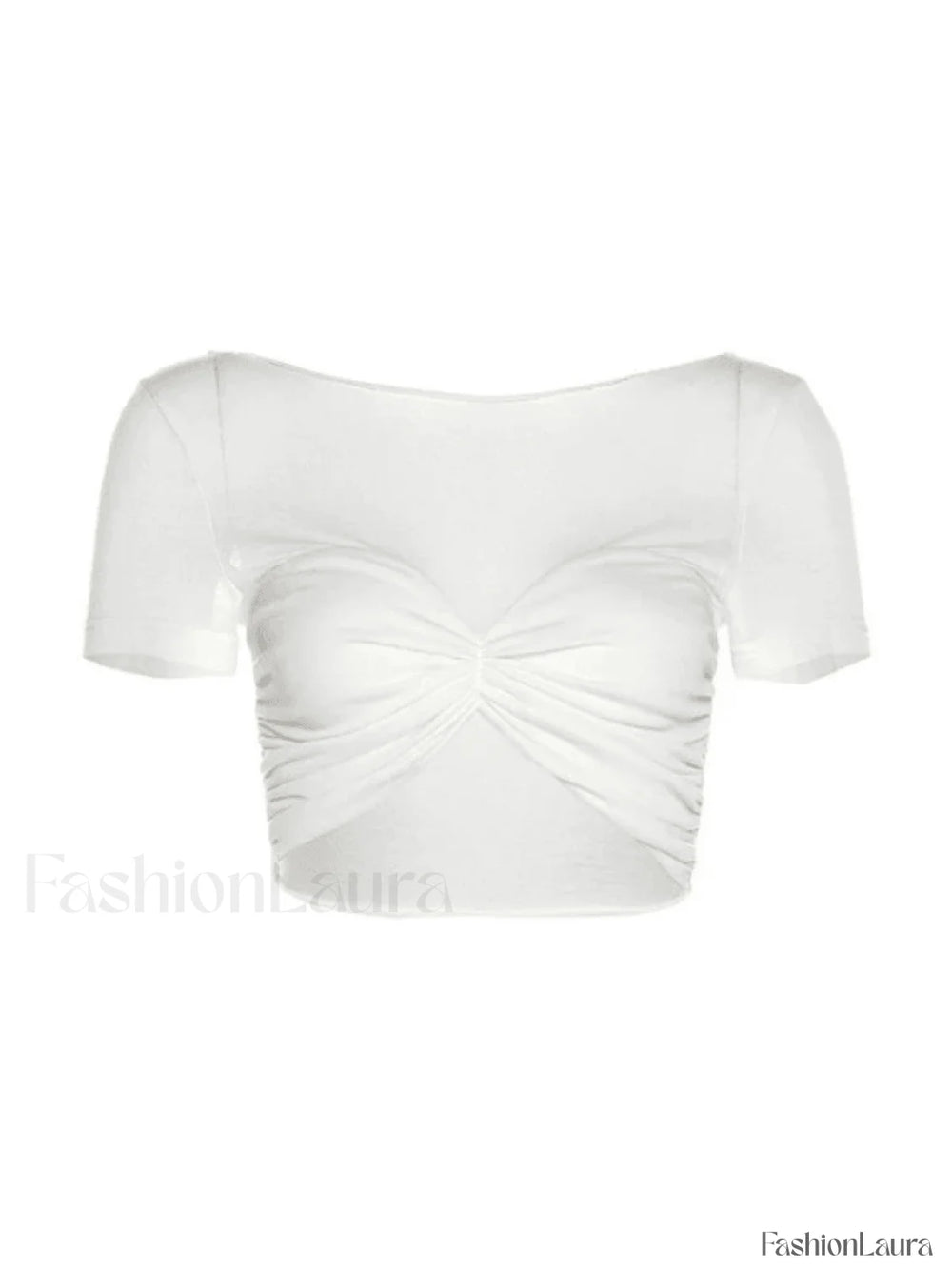 Patchwork See Through Bardot Top Tops&Tees