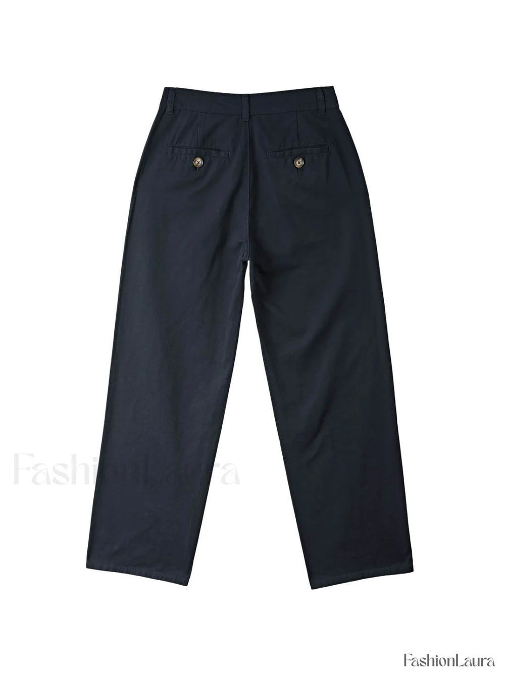 Patchwork Waist Straight Leg Pants Straight Leg Pants