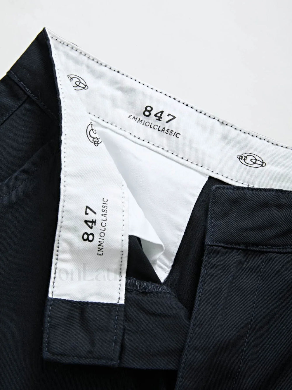 Patchwork Waist Straight Leg Pants Straight Leg Pants