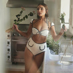 Patchwork With Cover Up One Piece