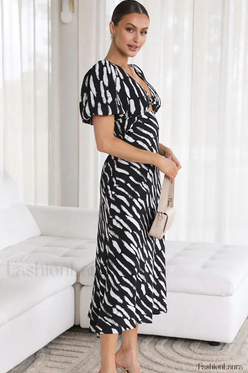 Paysley Elegant Midi Dress