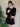 Pearl Beaded Contrast Trendy Trim Button Knit Top Secondary image