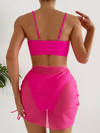 Pearl Halter Pink Three Piece Set