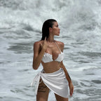 Pearl High Leg Three Piece Set WHITE / M