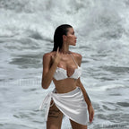 Pearl High Leg Three Piece Set WHITE / M