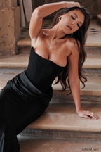 Persephone Off Stylish Shoulder Bustier Dress