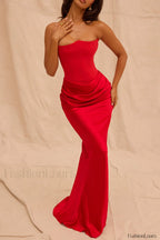 Persephone Off Stylish Shoulder Bustier Dress