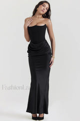 Persephone Off Stylish Shoulder Bustier Dress