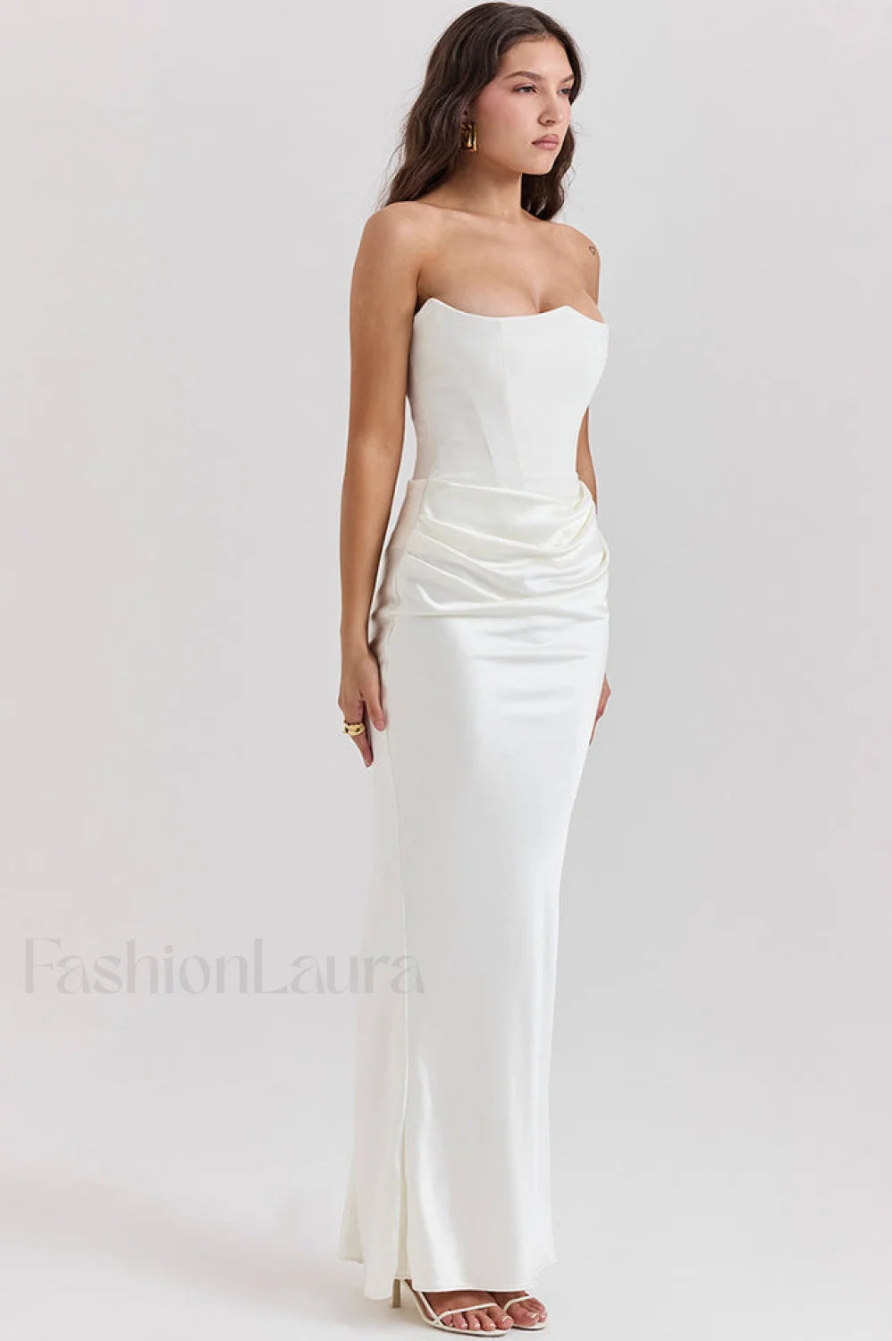 Persephone Off Stylish Shoulder Bustier Dress