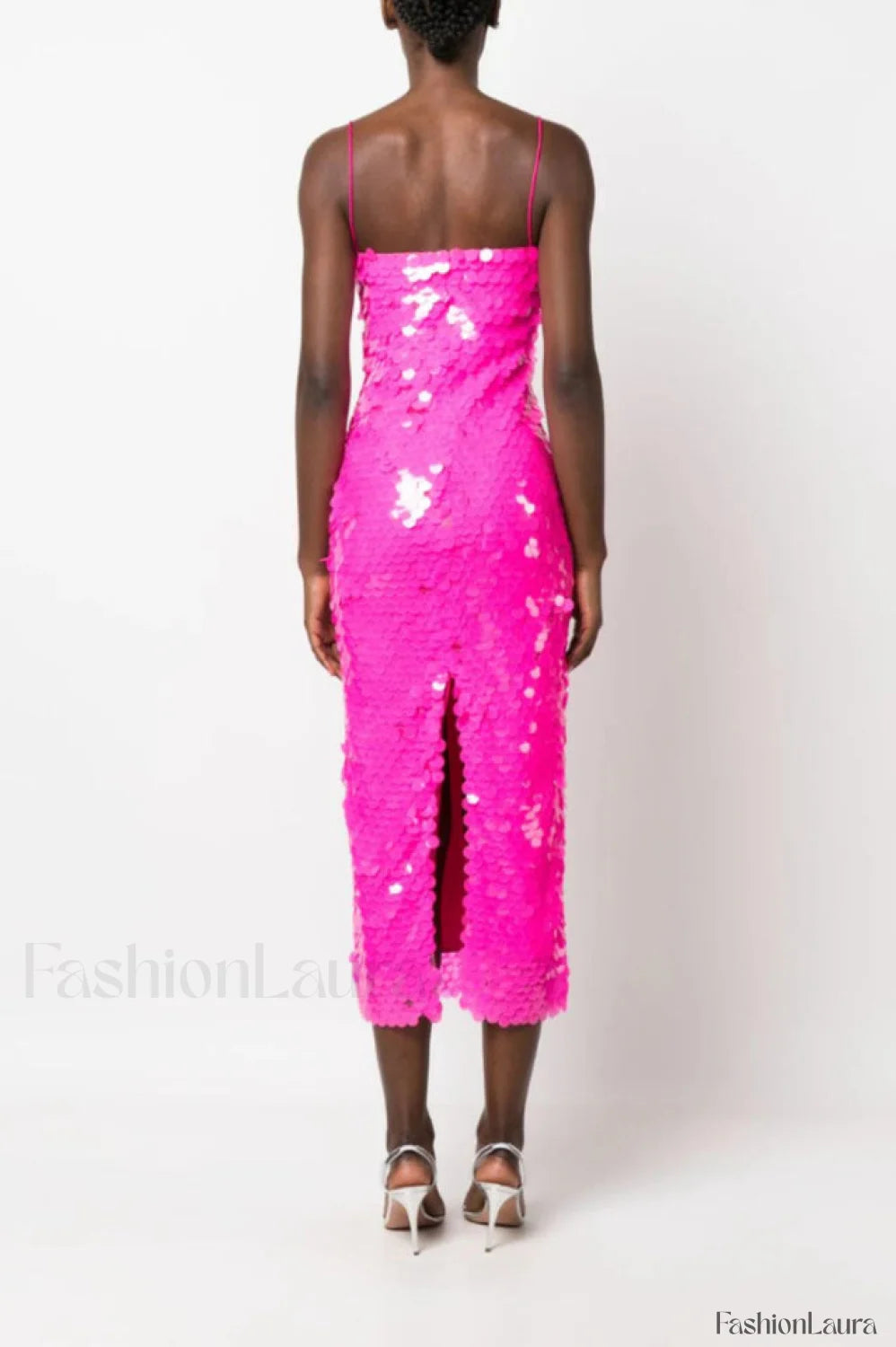 Phoenix Midi Stylish Dress in Sequins