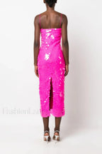Phoenix Midi Stylish Dress in Sequins