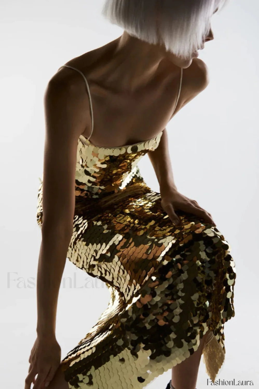 Phoenix Sequin Stylish Slip Dress