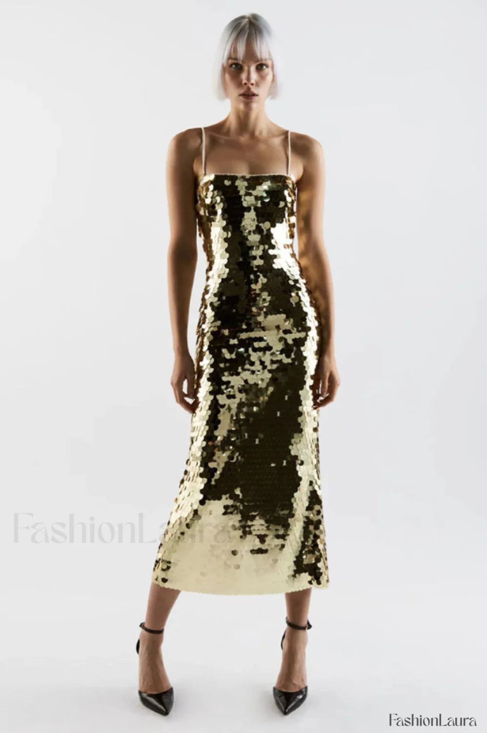 Phoenix Sequin Stylish Slip Dress