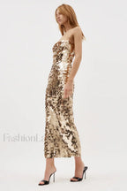 Phoenix Sequin Stylish Slip Dress