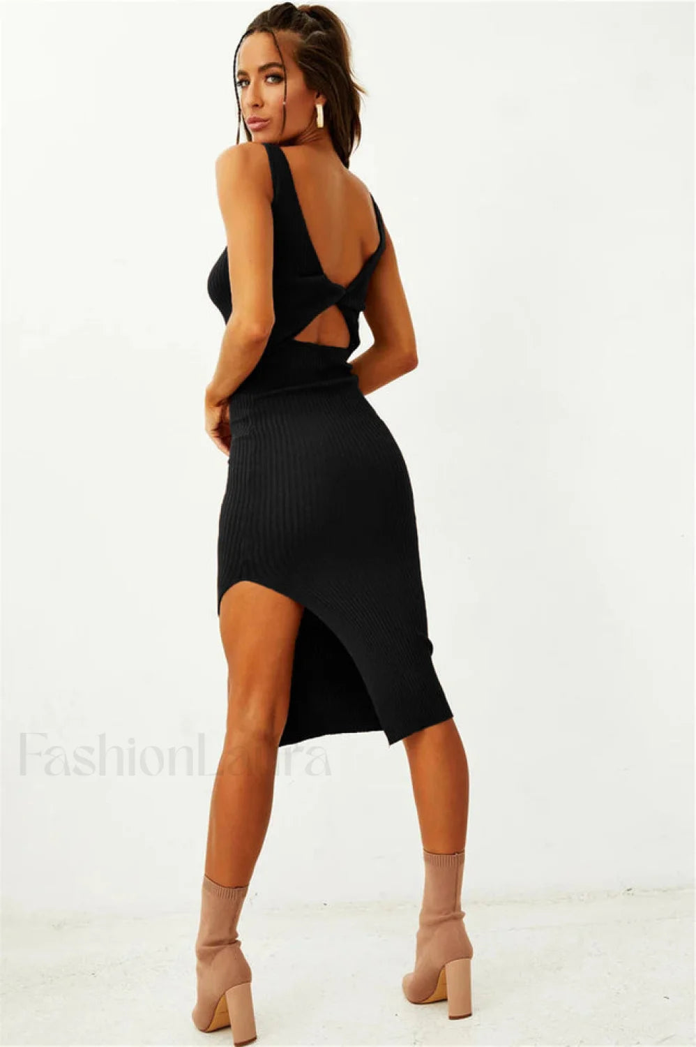 Pinko Open Front Charming / Back Knitted Dress