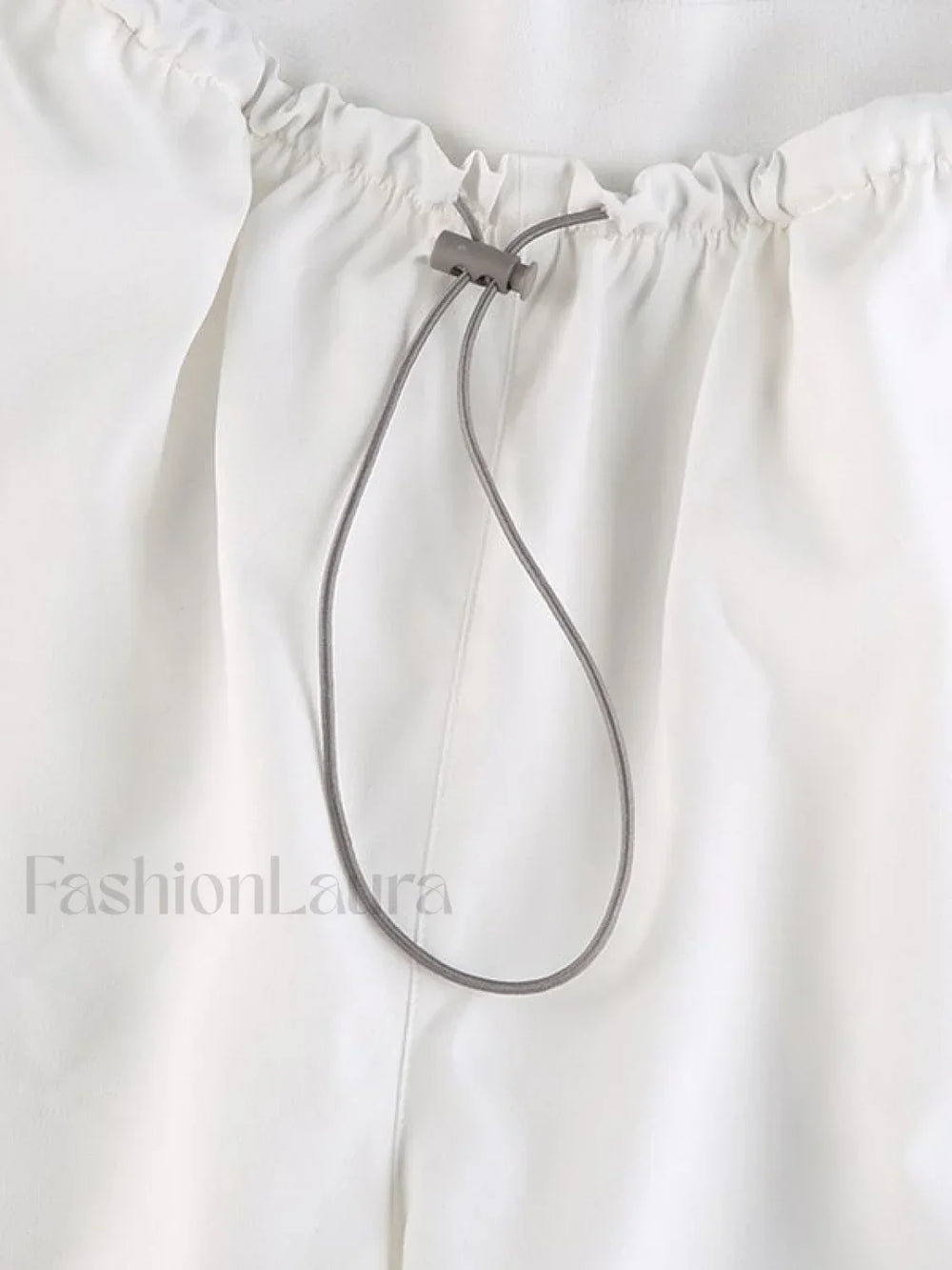 Pintuck Detail Straight Leg Pants Straight Leg Pants