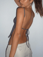 Plain Crop Cami Top Tops&Tees