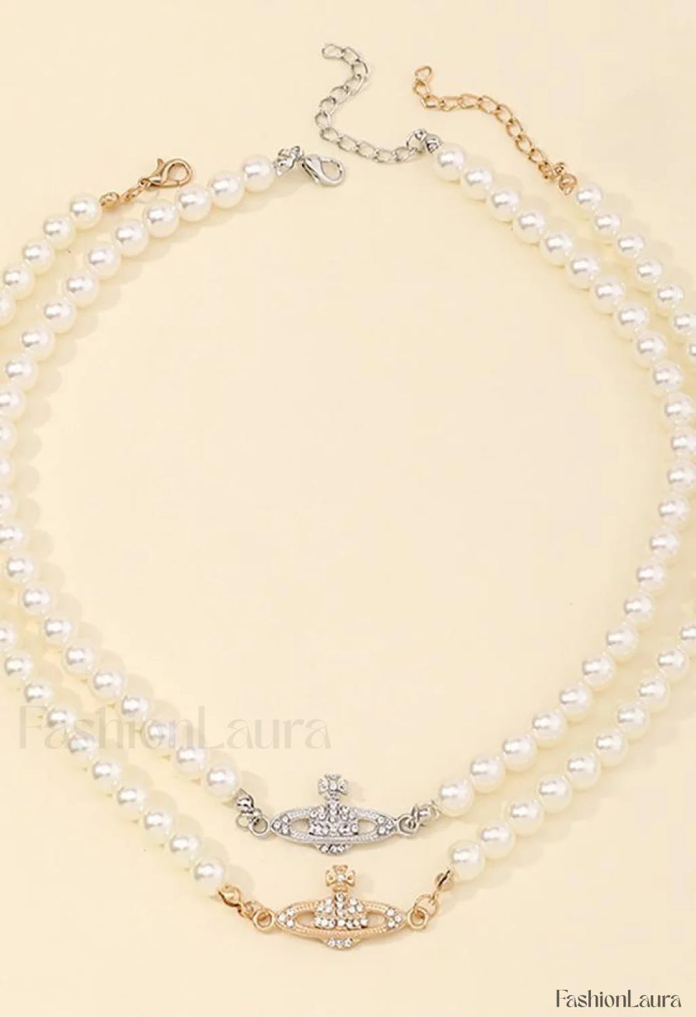 Planet Pearl Necklace Necklaces