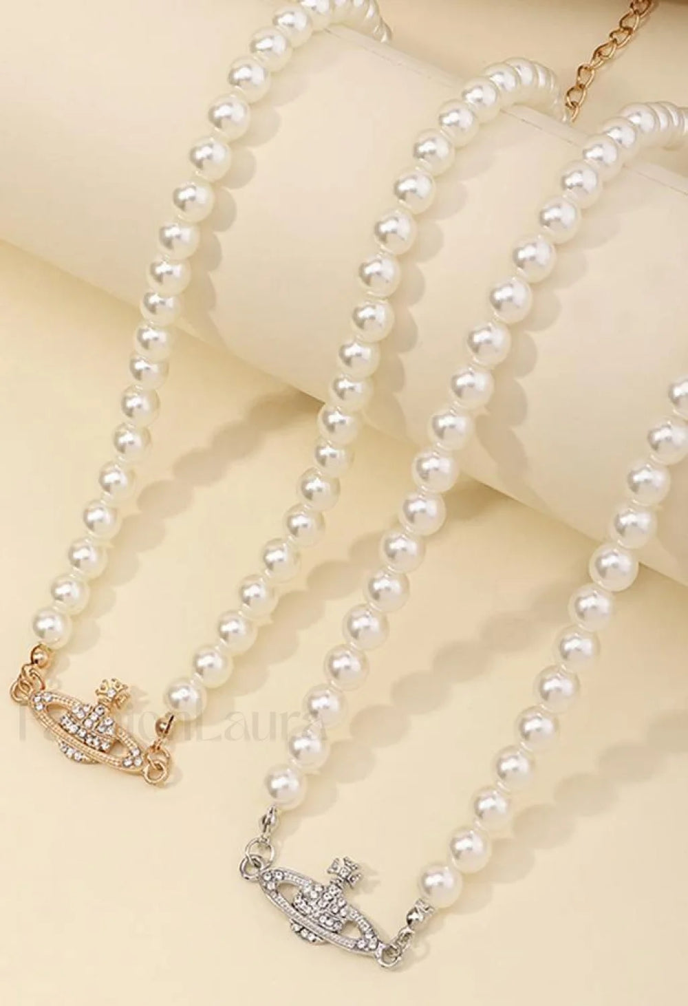 Planet Pearl Necklace Necklaces