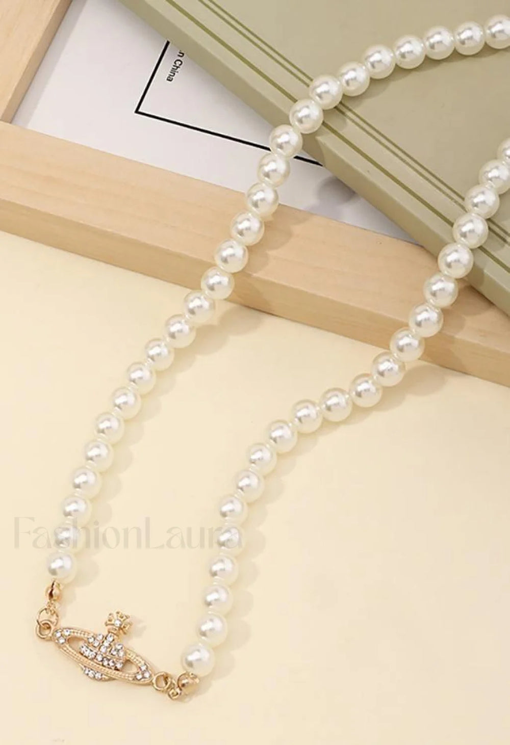 Planet Pearl Necklace Necklaces