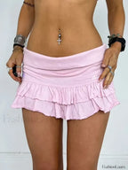 Pleated Preppy Mini Skirt
