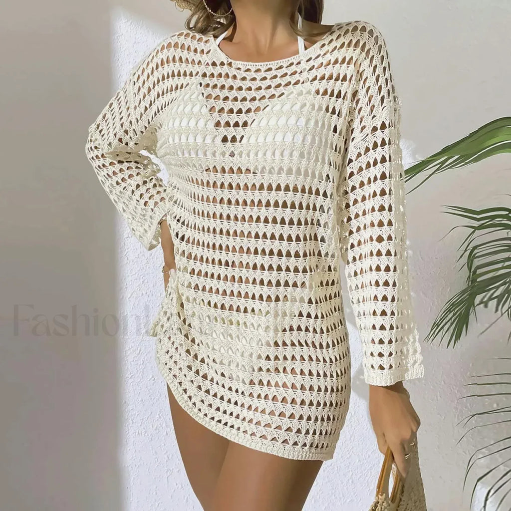 Plus Size Sun Protection Cover Up