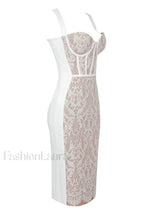 Poem Sling Stylish Dress With Lace