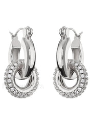 Polished Double Graceful Hoop Earrings Earrings