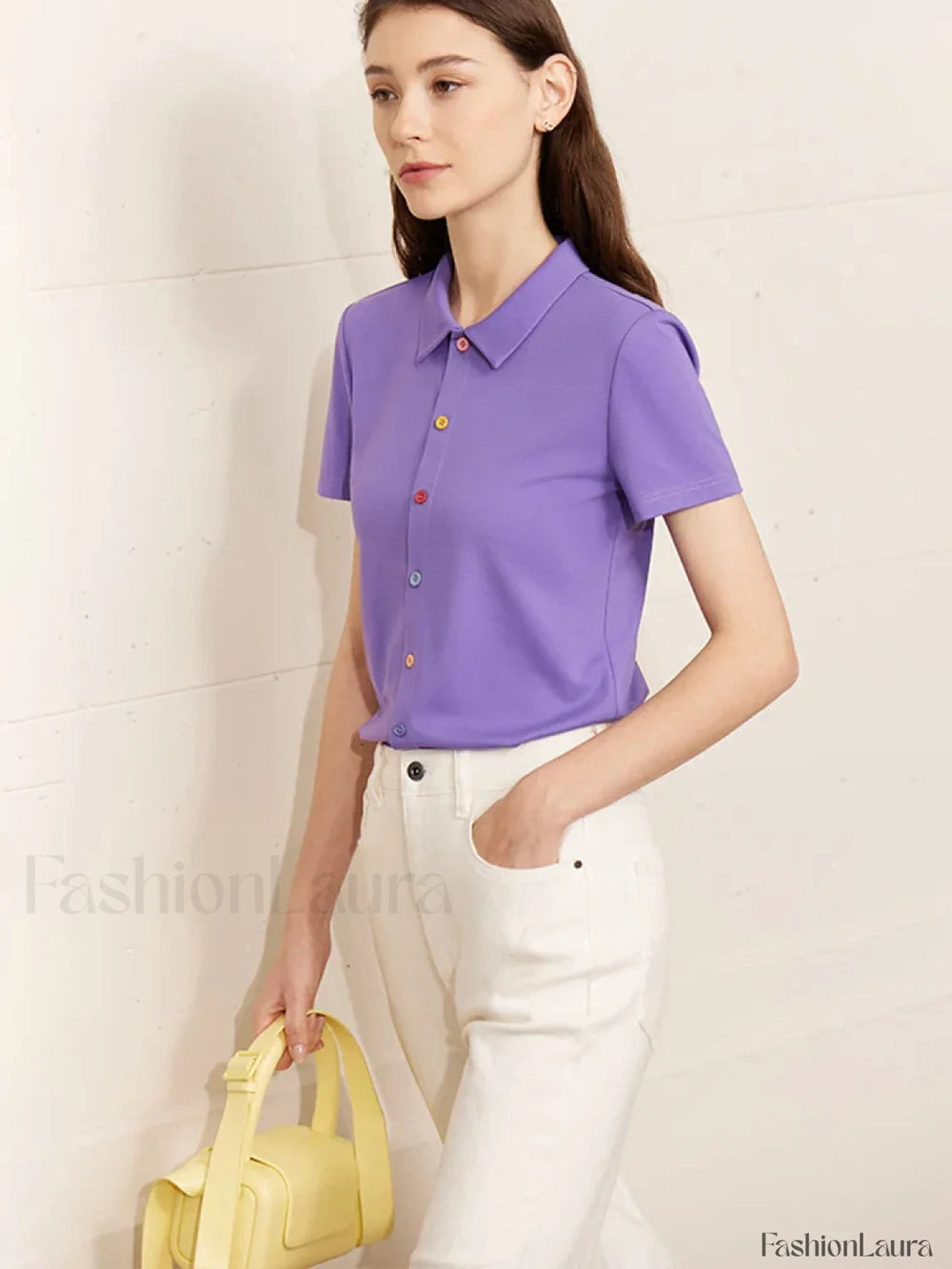 Polo Knit Slim Fit T Shirt