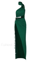 Pooh Who Asymmetrical Stylish Cut Out Dress