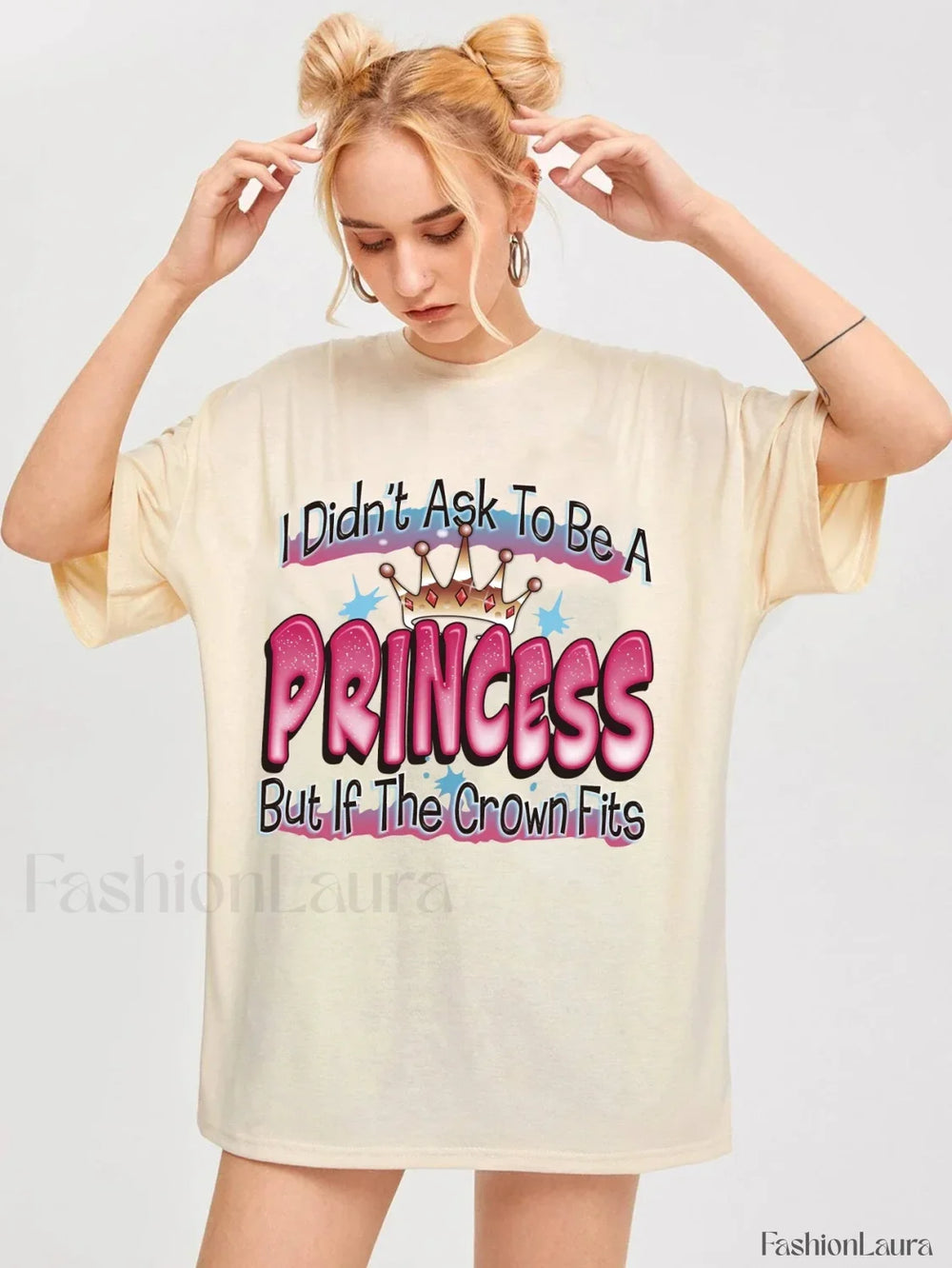 Princess Letter Print Harajuku Aesthetic T Shirt