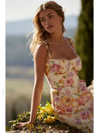 Print Bodycon Floral Dress