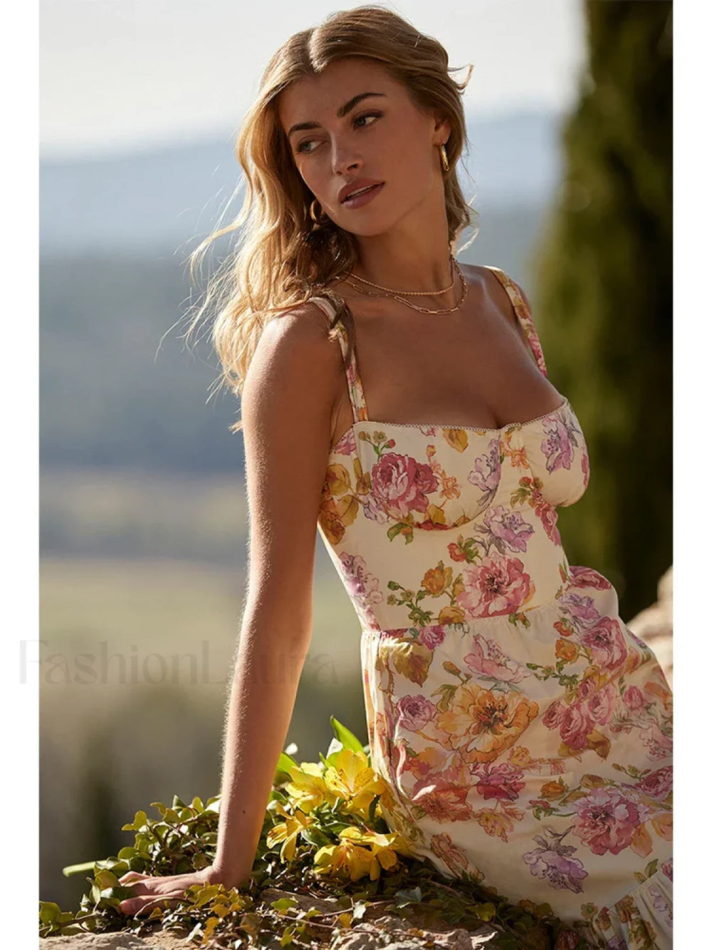 Print Bodycon Floral Dress