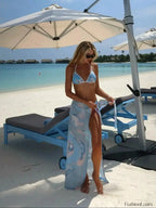 Print Halter Three Piece Set