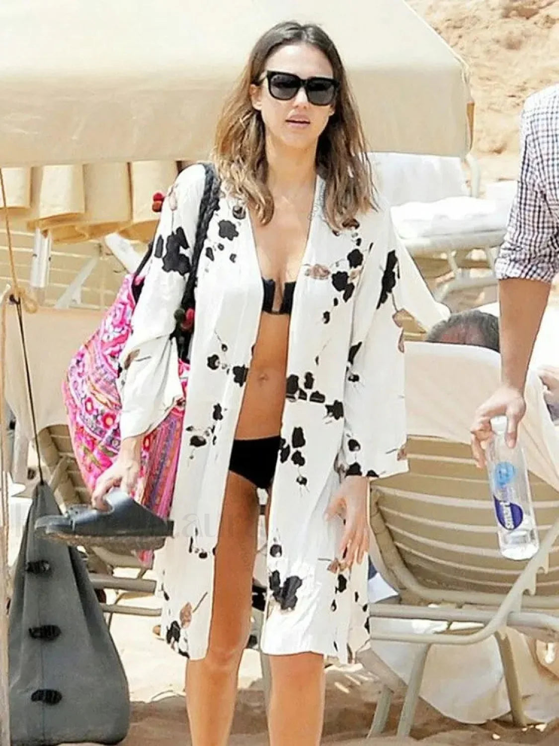 Printed Cape Tunic Cover Up Secondary image