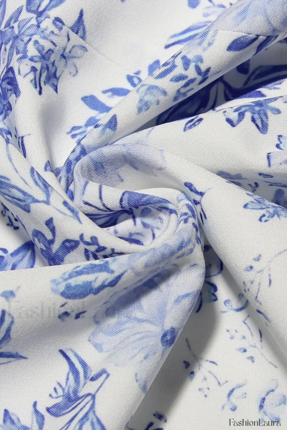 Printed Strappy Backless Slim Fit Split Floral Dress