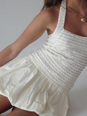 Puffy Bud A Line Skirt