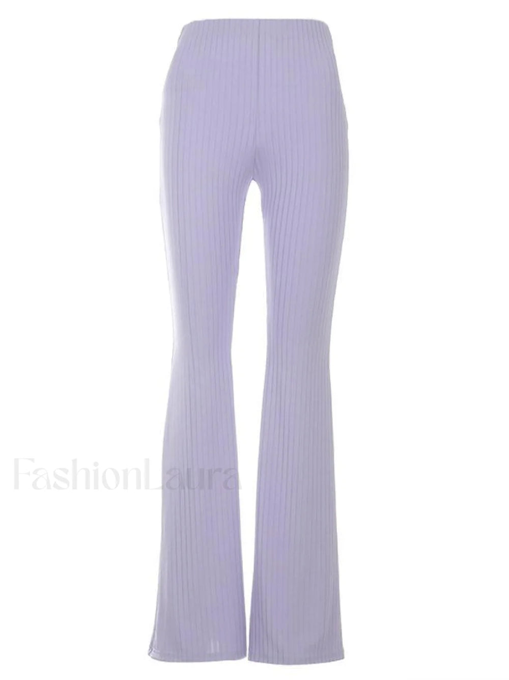 Pure Color Wide Leg Flare Pants Pants