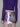Purple Floral Acetate Hip Skirt Secondary image