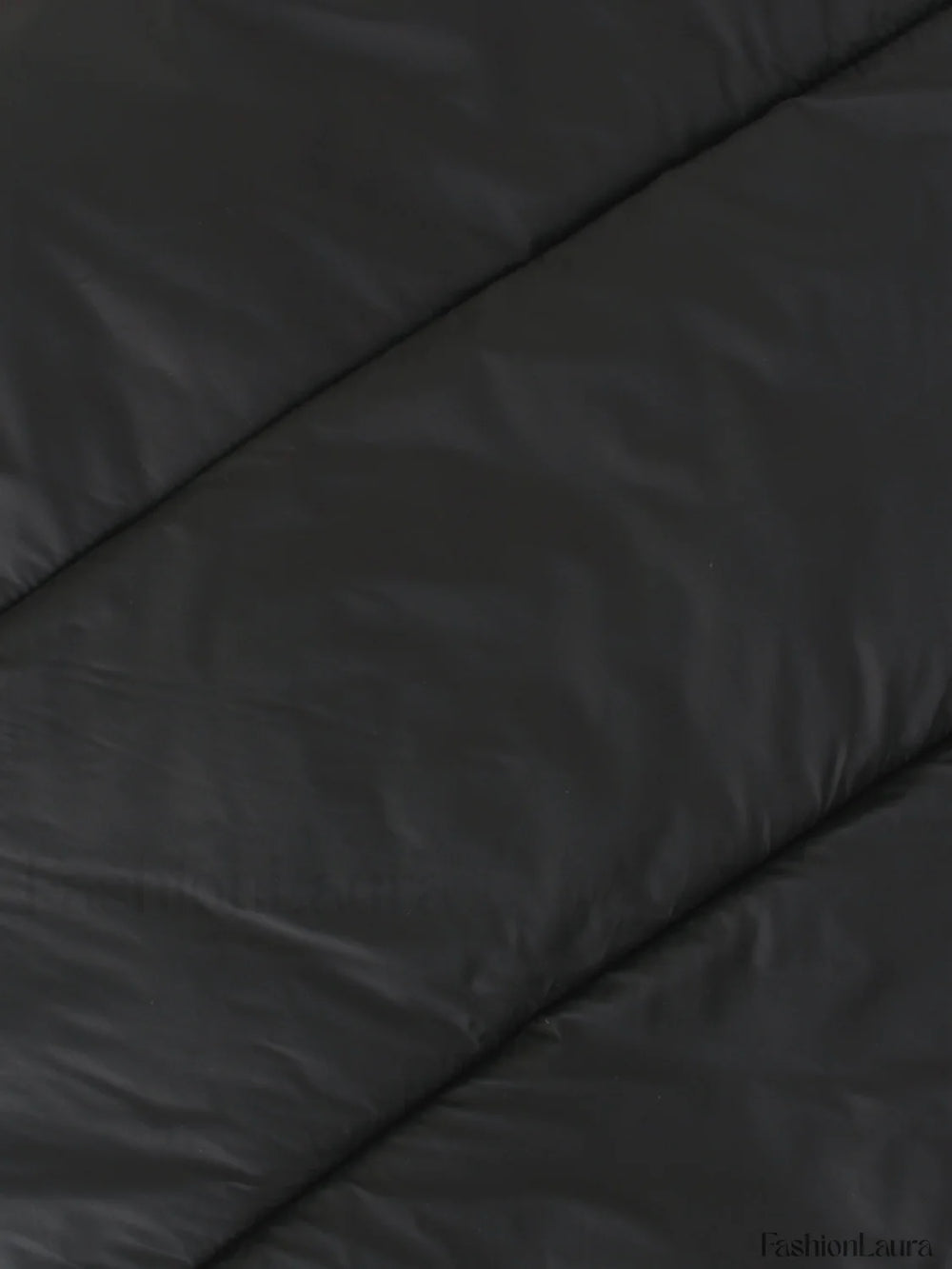 Quilted Puffer Mock Trendy Neck Crop Coat Winter Coats