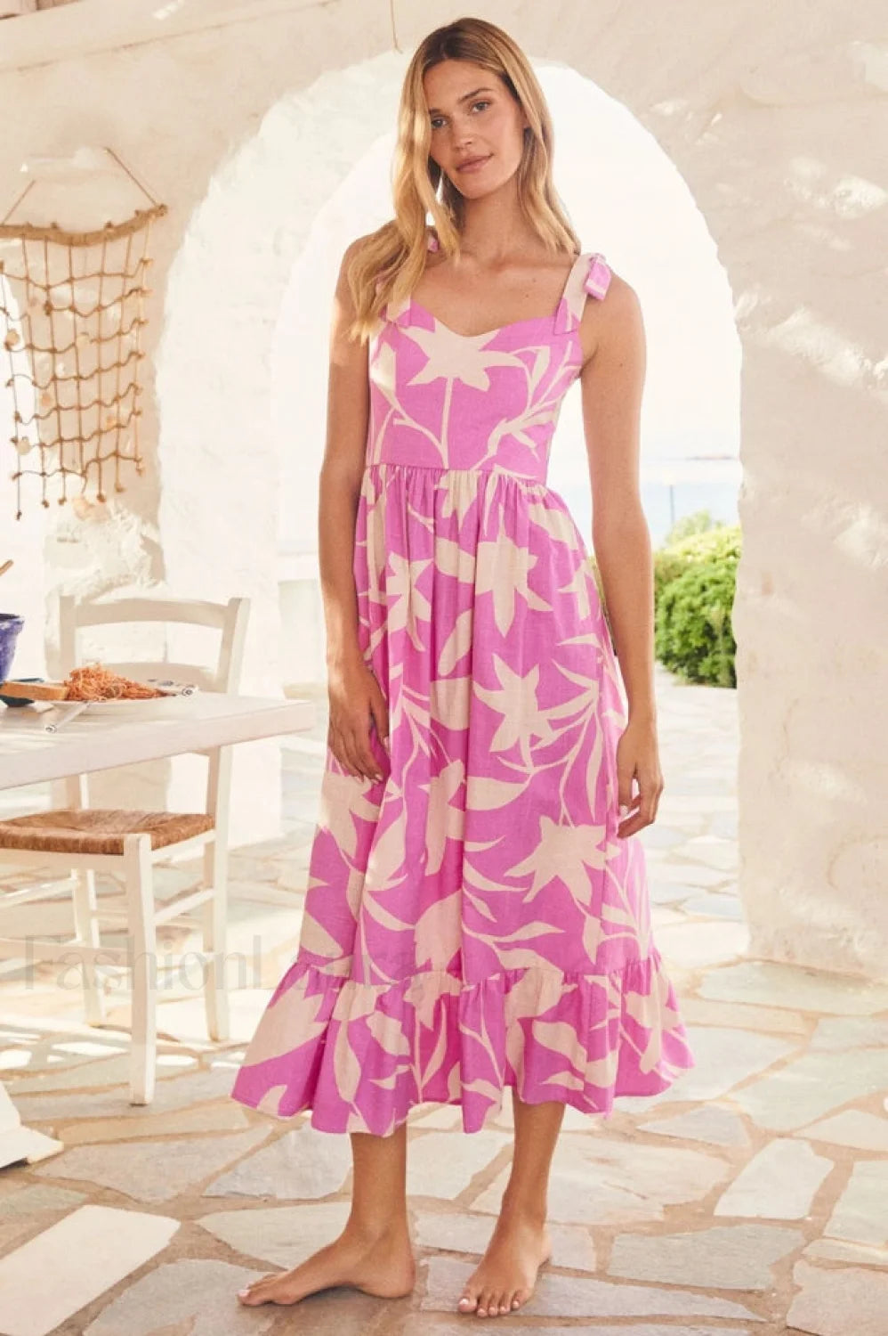 Quinny Elegant Midi Dress S / Ibiza