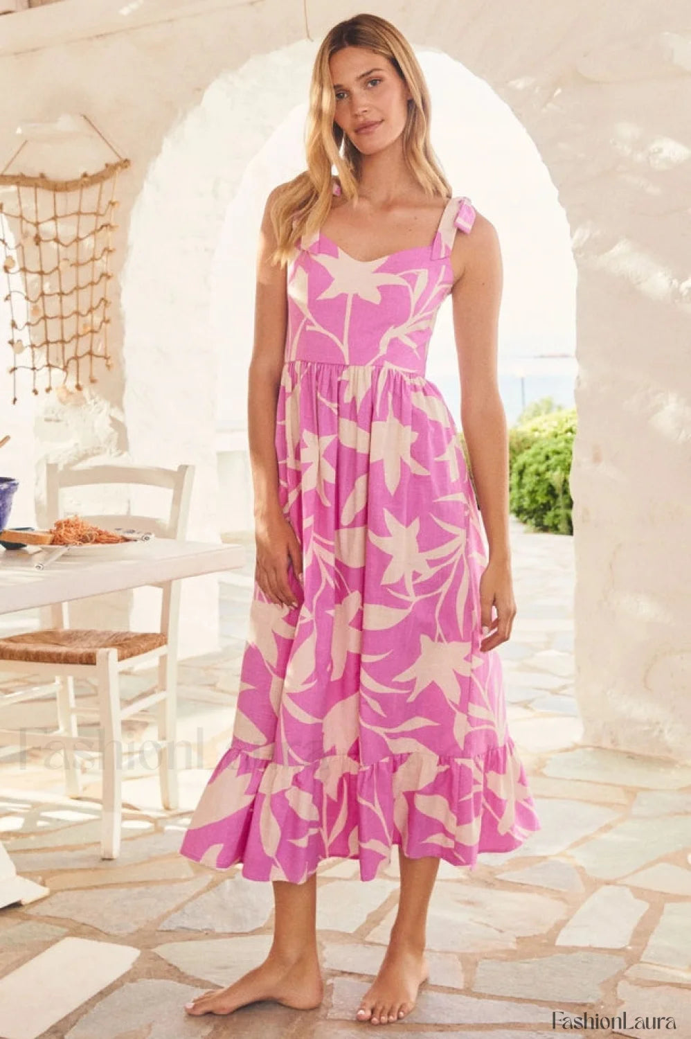 Quinny Elegant Midi Dress S / Ibiza