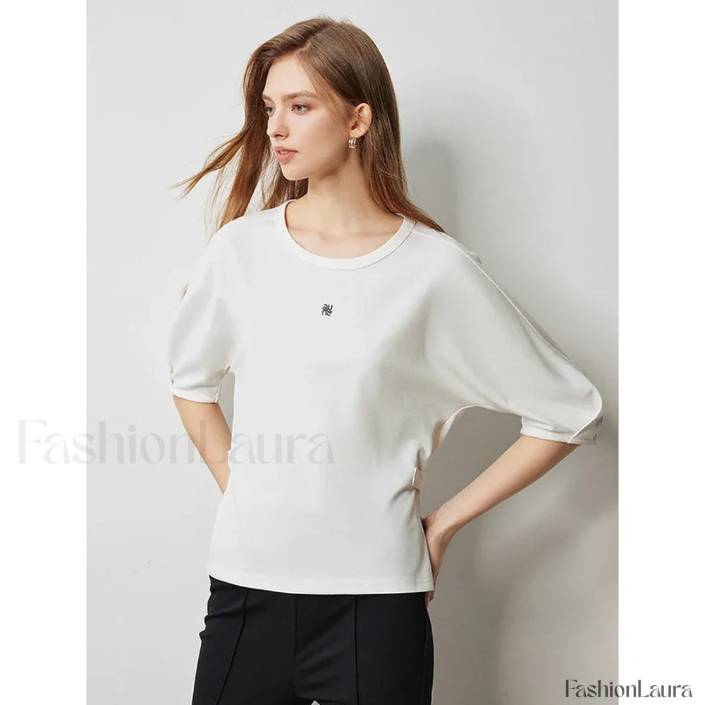 Raglan Half Sleeve Pullover T Shirt