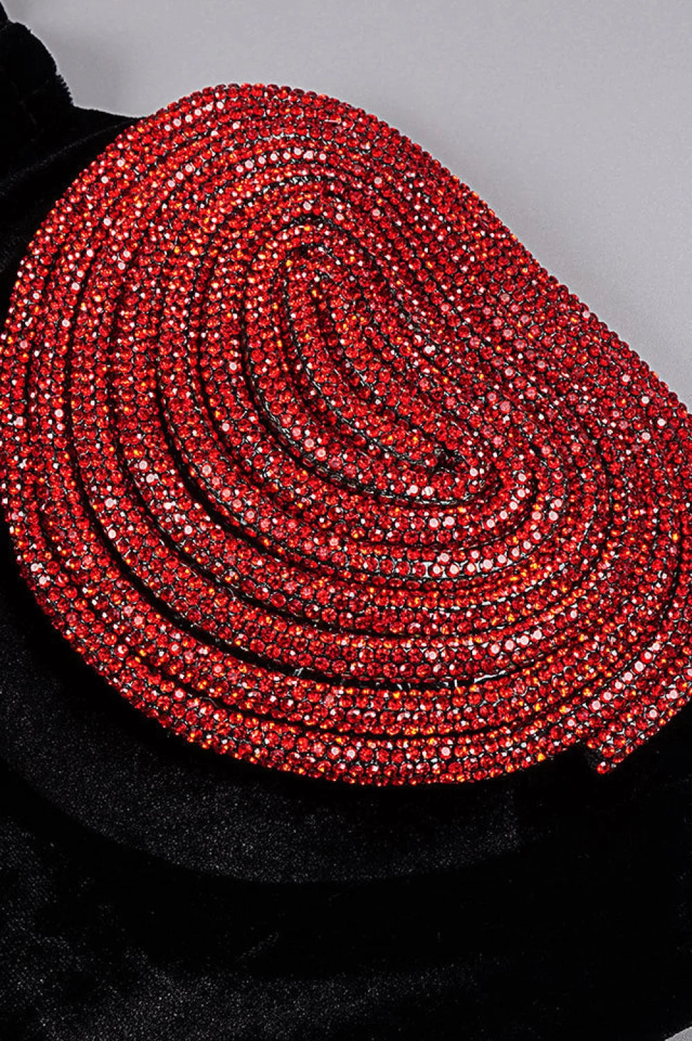 Red Crystal Stylish Heart Dress