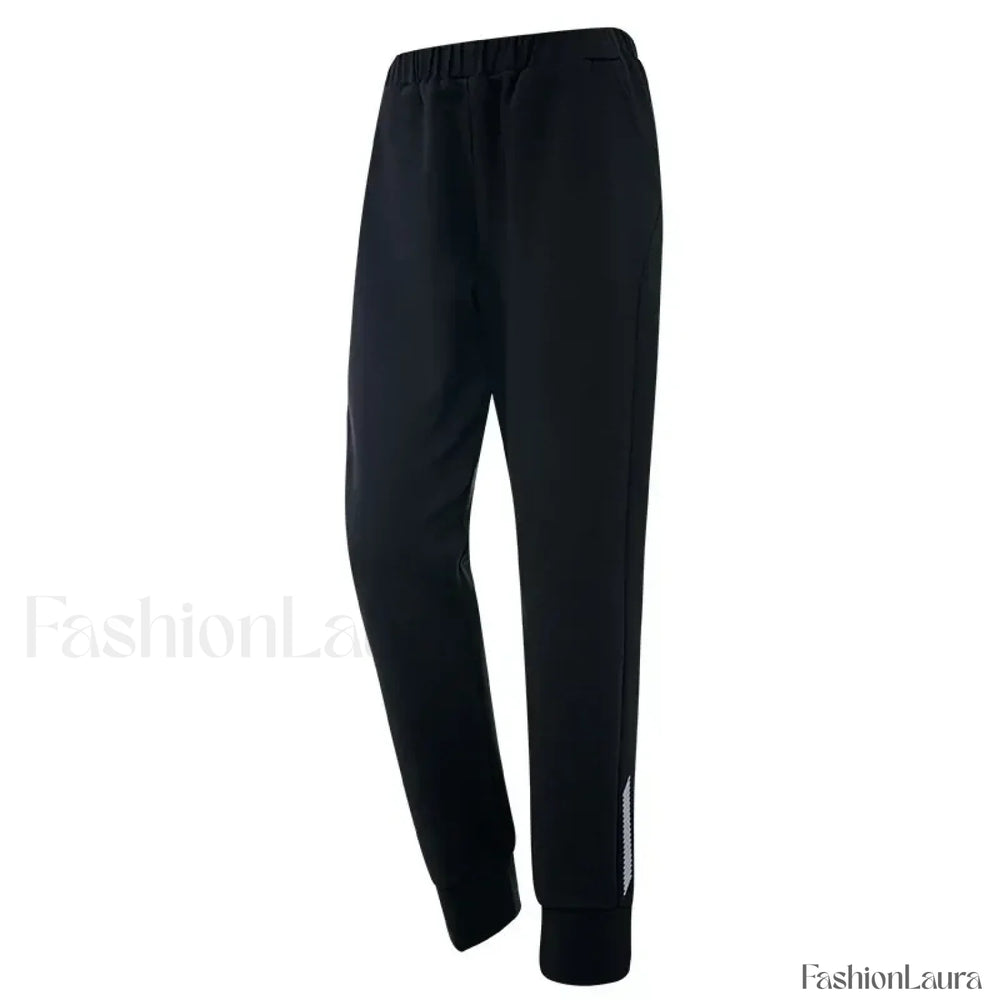 Reflective Slim Thermal Sportswear Sweatpants black / S