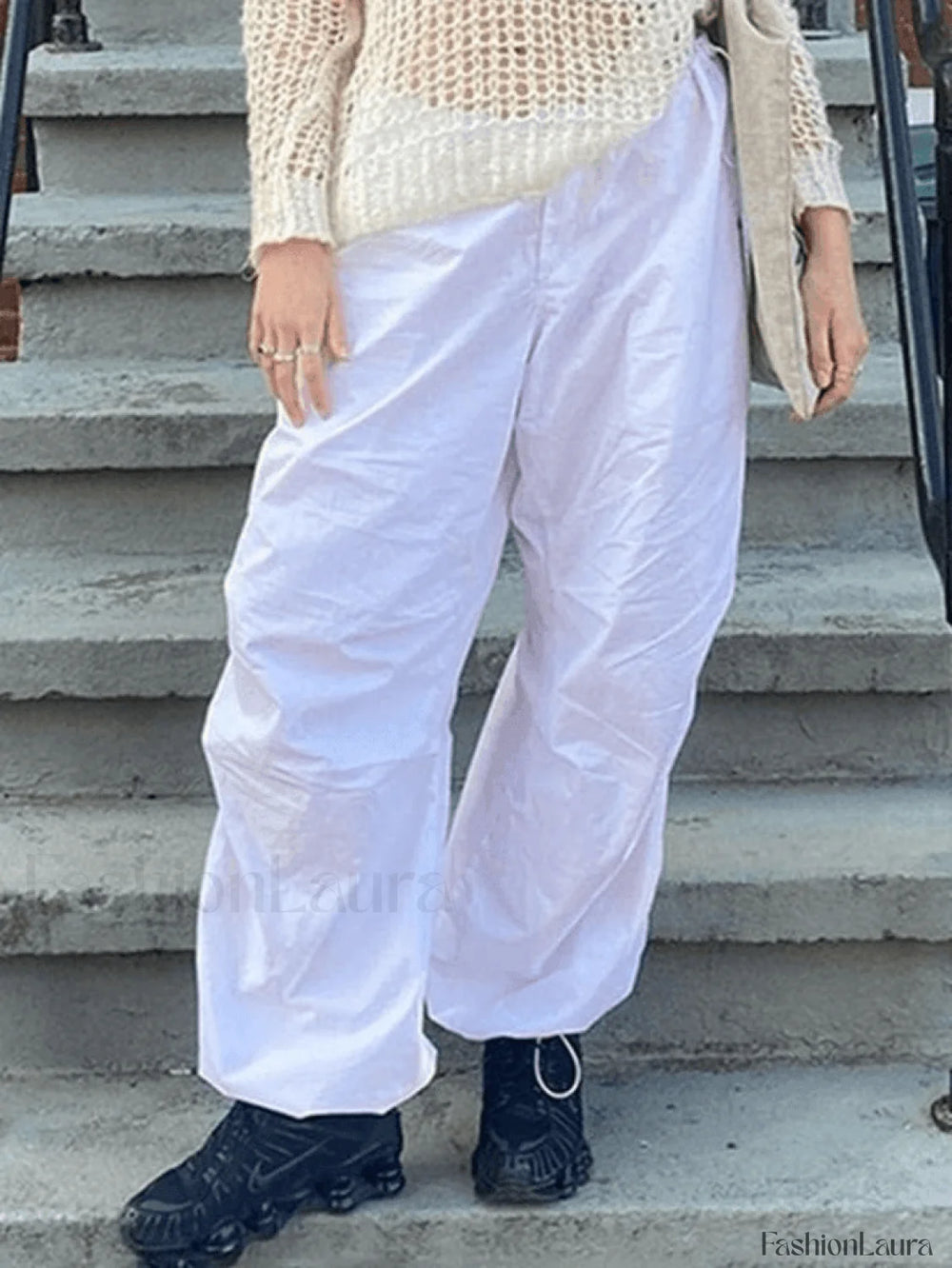 Relaxed Low Waist Cargo Pants Pants